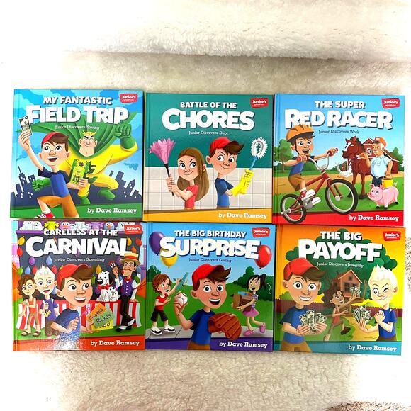 Dave Ramsey Financial Peace Junior's Adventures 6 Book Set LIKE NEW - Picture 2 of 5